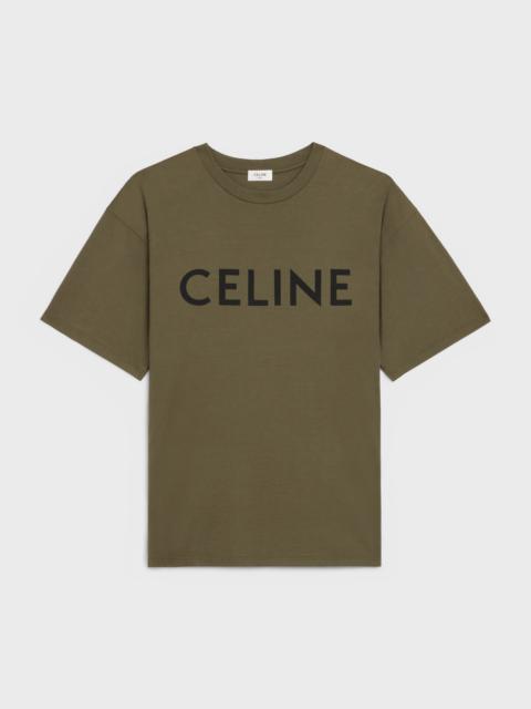 CELINE CELINE LOOSE T-SHIRT IN COTTON JERSEY