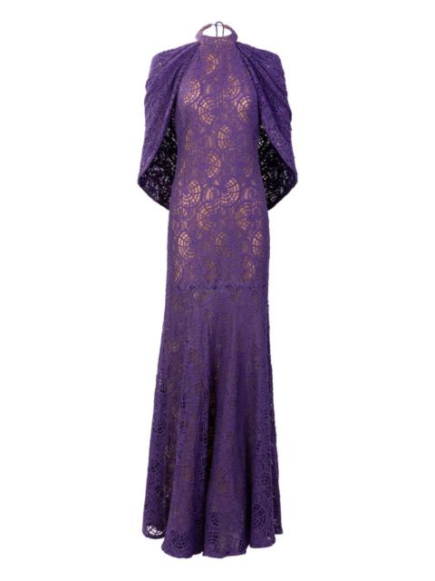 SILVIA TCHERASSI Salvina lace maxi dress