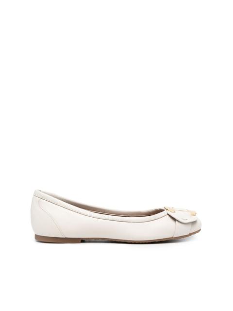 See by Chloé Chany leather ballerina shoes