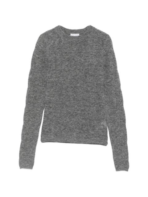 Brunello Cucinelli Brunello Cucinelli Open-knit Long-sleeve Sweater