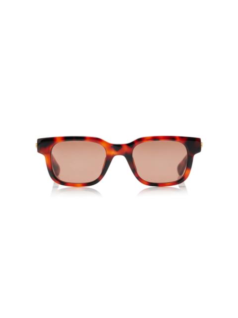 Bottega Veneta Square-Frame Acetate Sunglasses brown