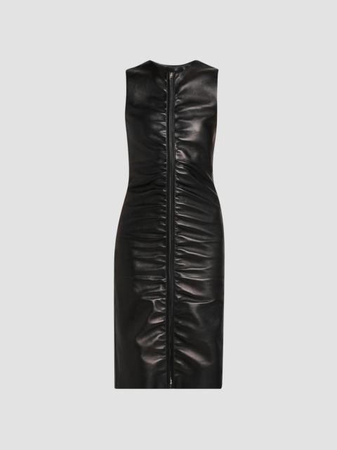 TOM FORD Women's Leather Ruched Dress - Black