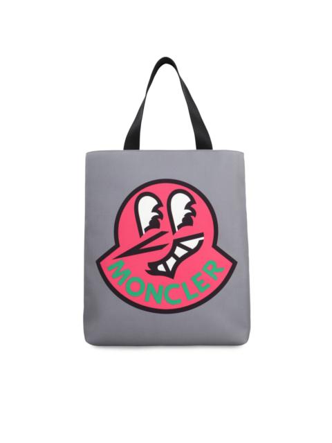 Moncler logo-print tote bag