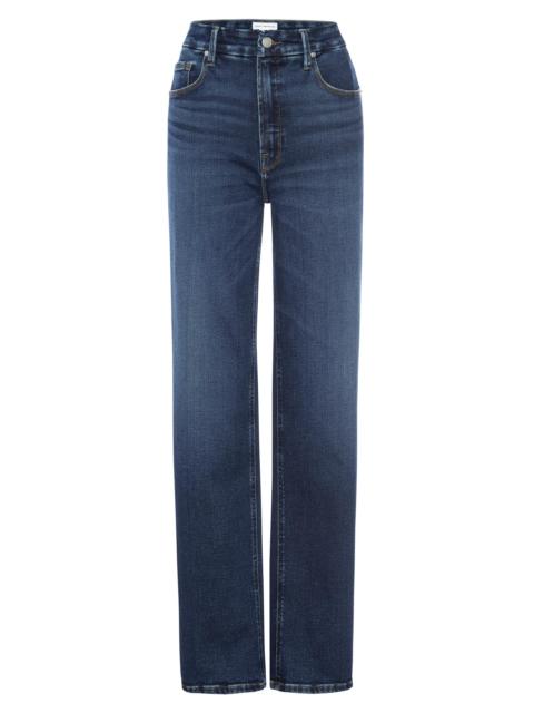 GOOD AMERICAN Women's Soft Tech Good True Straight Jeans - Indigo