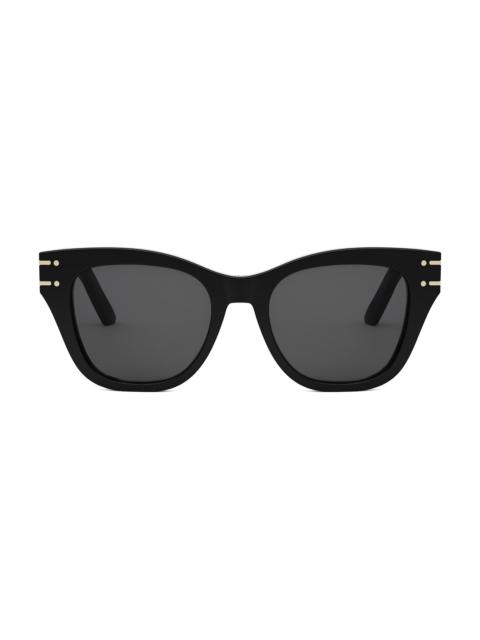 Dior Women's DiorSignature B4I Butterfly Sunglasses - Black Dark Grey