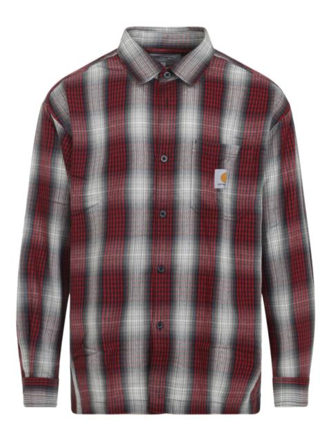 Carhartt L/S Harlin check-pattern pocket-detail shirt