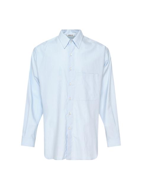 AURALEE Washed Finx Twill Big Shirt