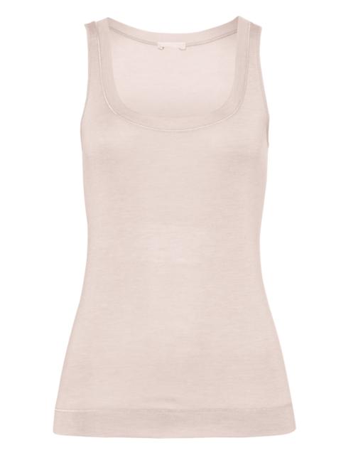 HANRO Silk/Cashmere Silk And Cashmere Scoop Neck Tank Top