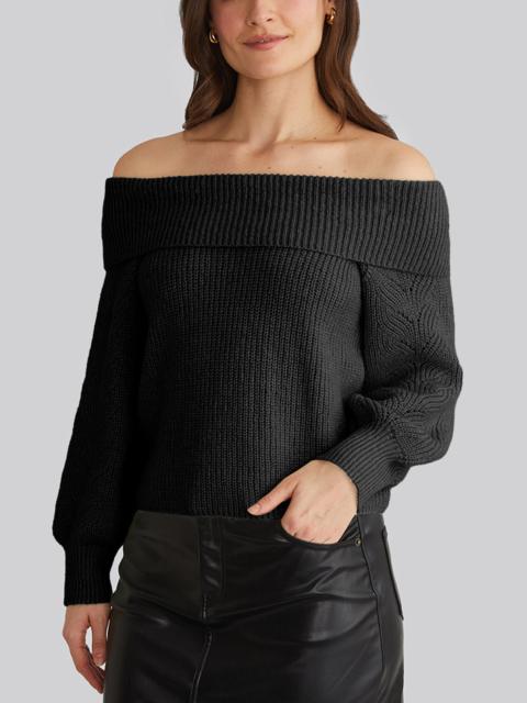 525 america Marisa: Relaxed Off Shoulder Pullover