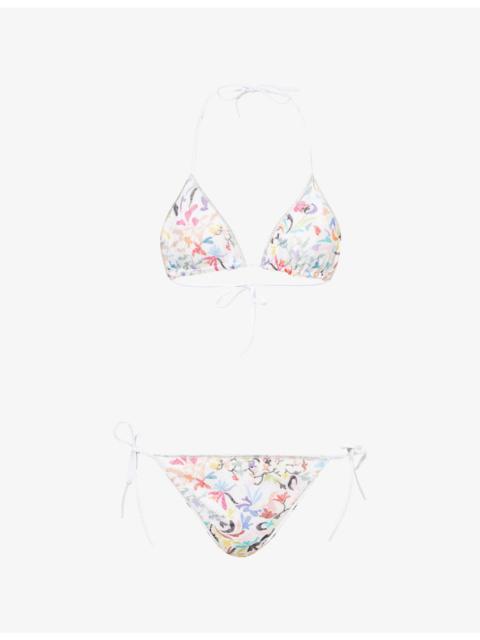 Missoni Chevron-Print Raschel Knit Bikini Set