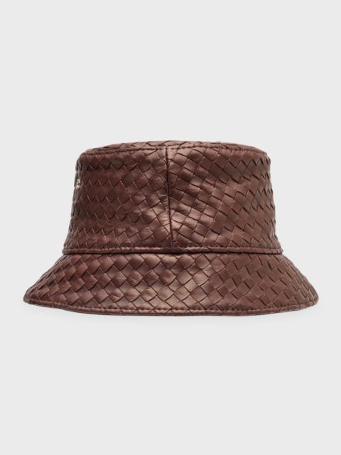Bottega Veneta Intreccio Nappa Leather Bucket Hat