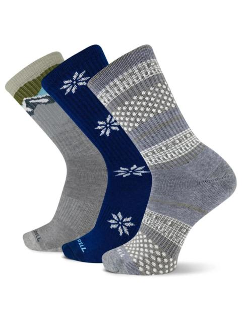 MERRELL Wool Everyday Crew Sock 3 Pair