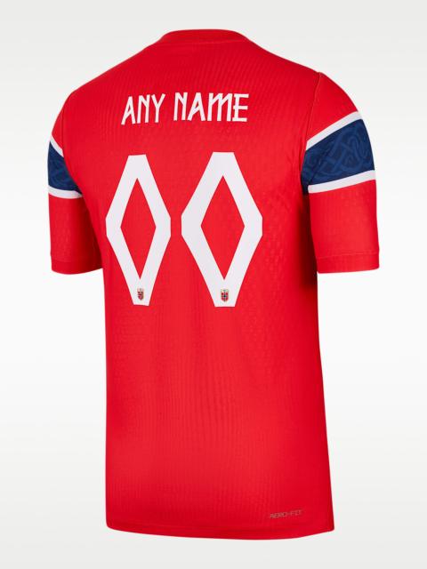 Nike Norway 2026/27 Match Home Men's Nike Aero-FIT Soccer Authentic Custom Jersey By You