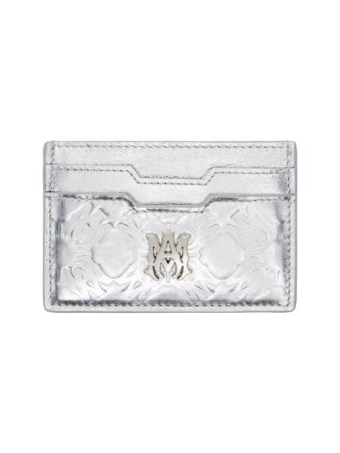 AMIRI Silver MA Quad Foil Card Holder