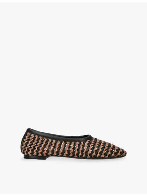 SIMONMILLER Riad Woven Ballet Flats