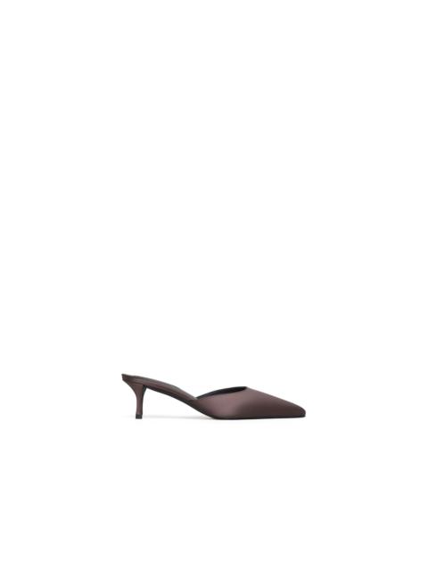 Alaïa LE CŒUR MULES IN SATIN
