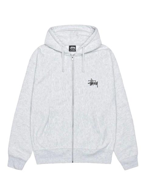 Stüssy Basic Zip Hoodie "Ash Heather" 1974567 ASH