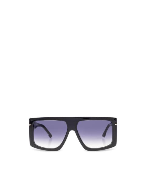 Victoria Beckham VB 7000 geometric-frame sunglasses