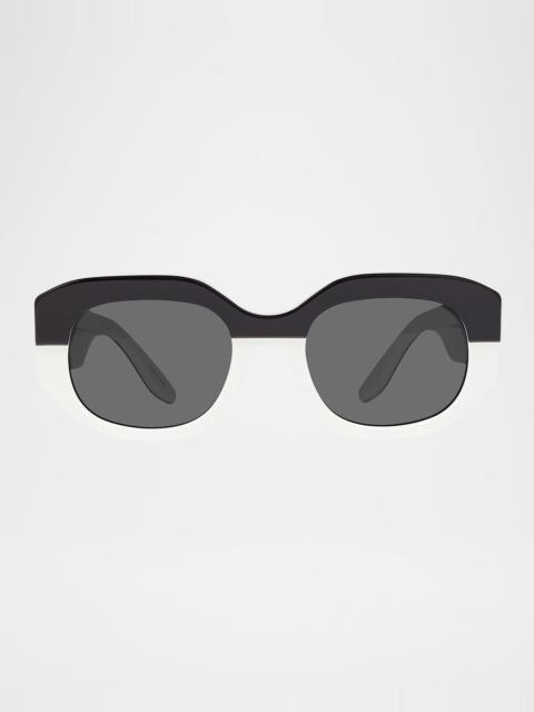 BARTON PERREIRA Sueno Acetate Rectangle Sunglasses