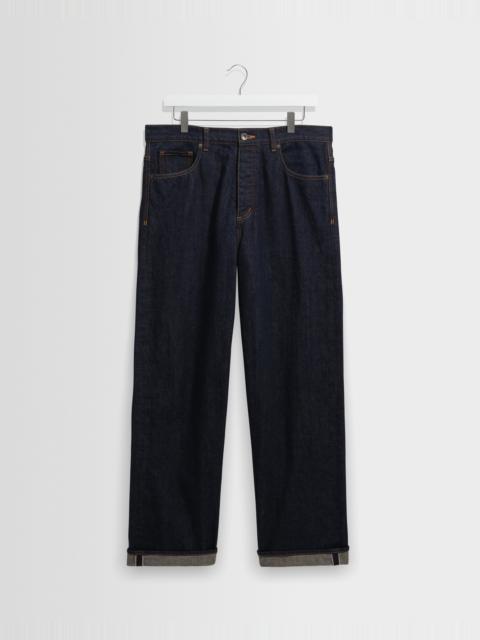 Wax London Felix - Rinse Wash Japanese Selvedge Loose Fit Denim Jeans