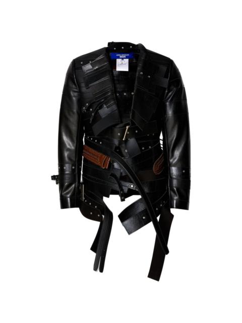 belt-embellished jacket