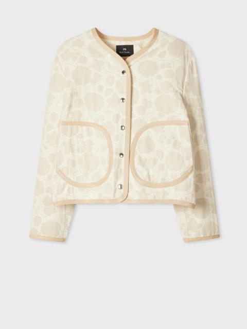 Paul Smith Women's Cream Floral Jacquard Jacket