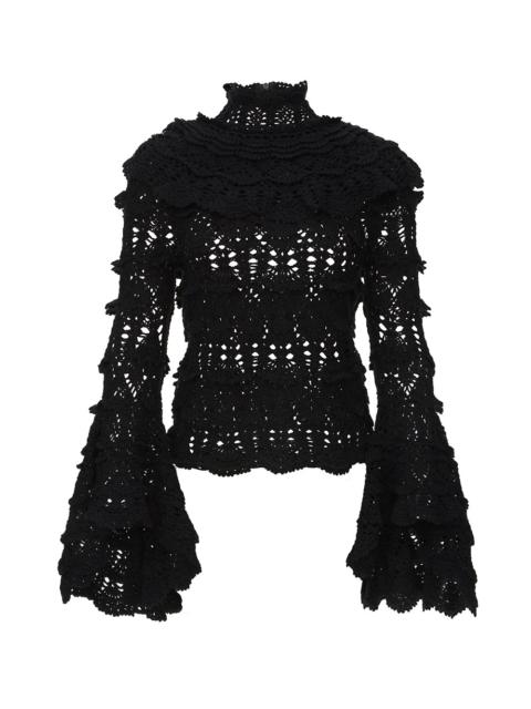 Zimmermann HYPNOTIC HAND CROCHET SWEATER