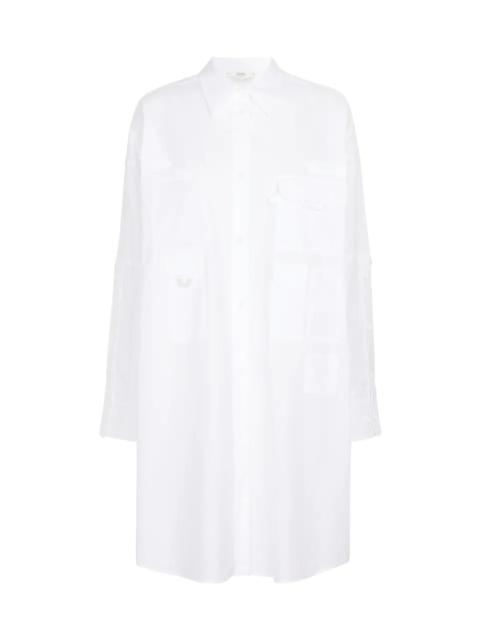 FENDI Cotton poplin shirt dress
