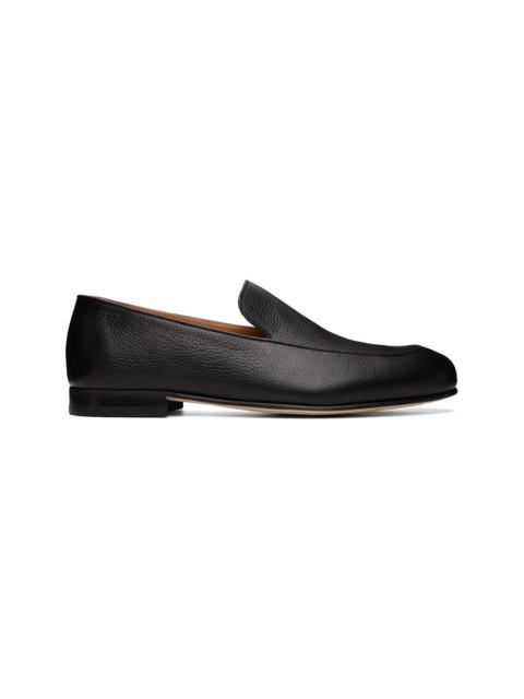 BOSS Black Leather Loafers