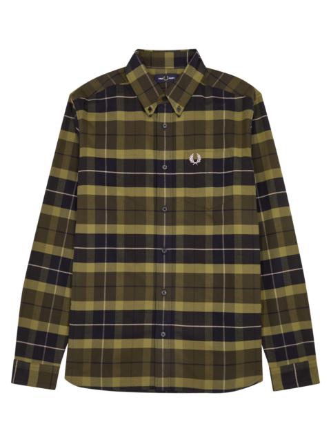 Fred Perry Checked logo flannel shirt