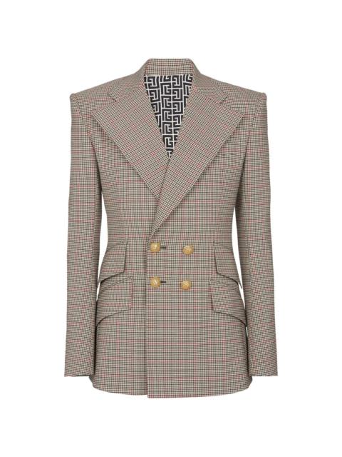 Prince of Wales double-breasted blazer