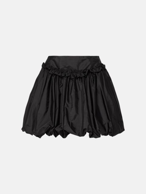 Simone Rocha Gathered taffeta miniskirt