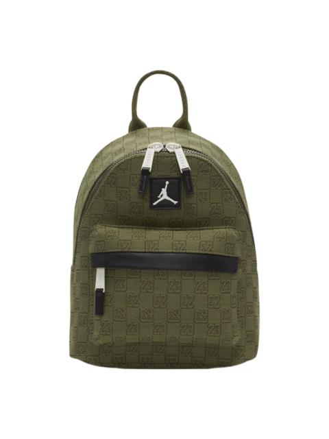 Jordan Air Jordan Monogram Mini Backpack 'Olive Green' 7A0761-EF9
