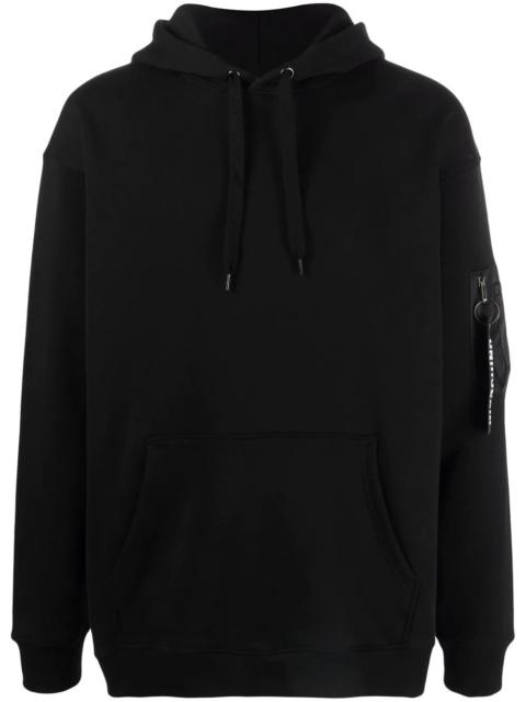 Moschino zip 풀 포켓 세부 후드