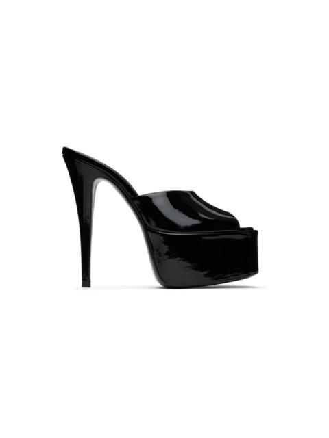 PARIS TEXAS Black Marina Mules