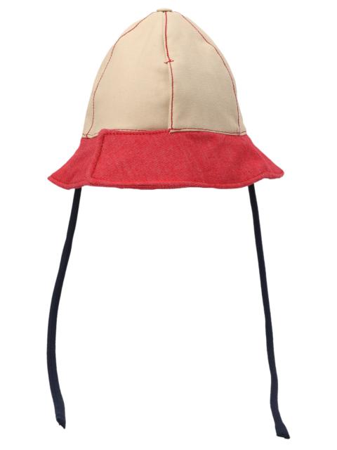 Multicolor denim bucket hat