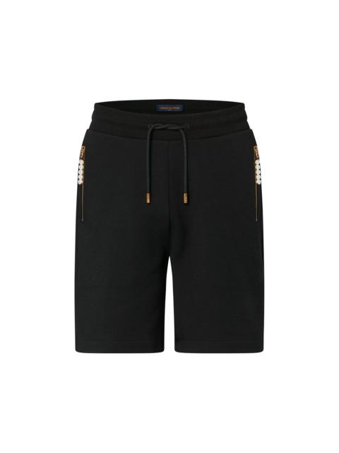 Louis Vuitton Embroidered Jersey Shorts