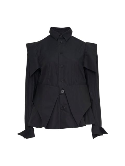 Noir Kei Ninomiya Structured Layered Blouse
