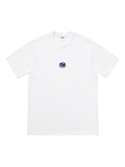 Supreme Supreme FW18 Bottle Cap Tee White Logo Tee SUP-FW18-031