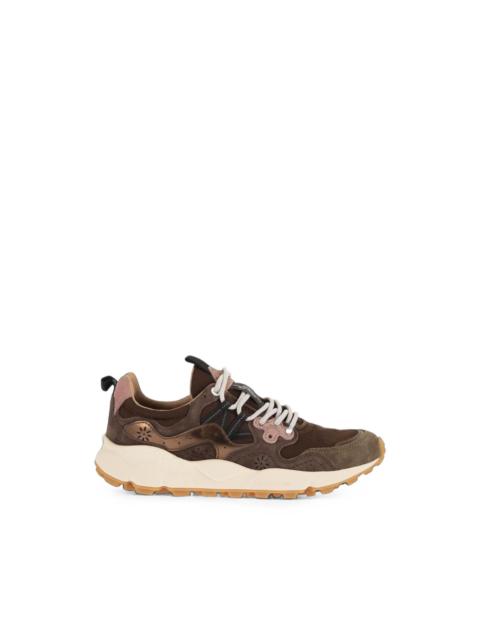 Flower Mountain Yamano 3 suede-panel sneakers