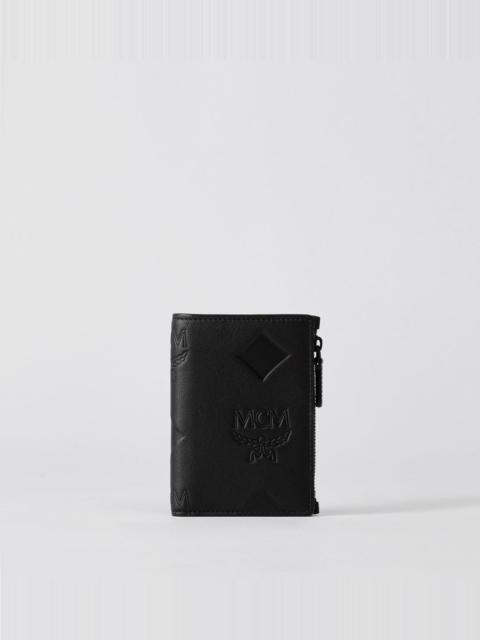 MCM Aren Snap Wallet in Maxi Monogram Leather
