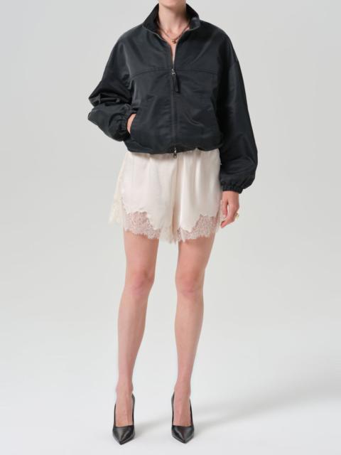 Citizens of Humanity Lace Trimmed Tap Short In Cream