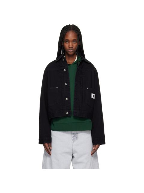 Carhartt WIP Black Belmar Denim Jacket