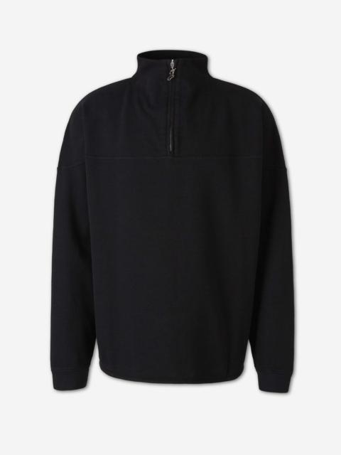 JACQUEMUS ROND CARRÉ ZIP-UP SWEATSHIRT