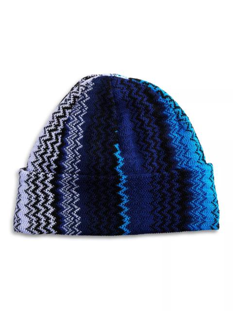 Gradient Knit Beanie Hat