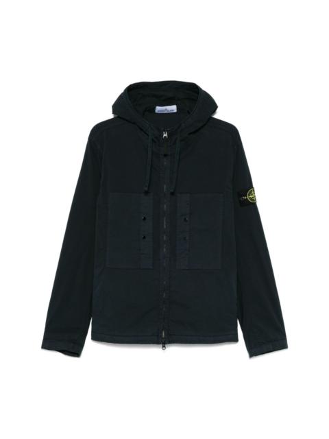 Stone Island Logo cotton blouson jacket