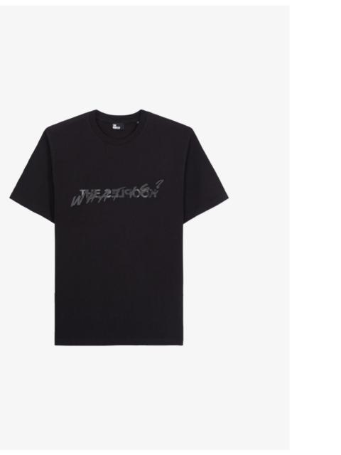 The Kooples Logo text-print cotton-jersey T-shirt