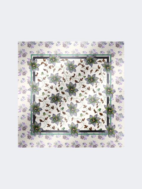 WEEKEND Max Mara Printed silk twill foulard - IVORY