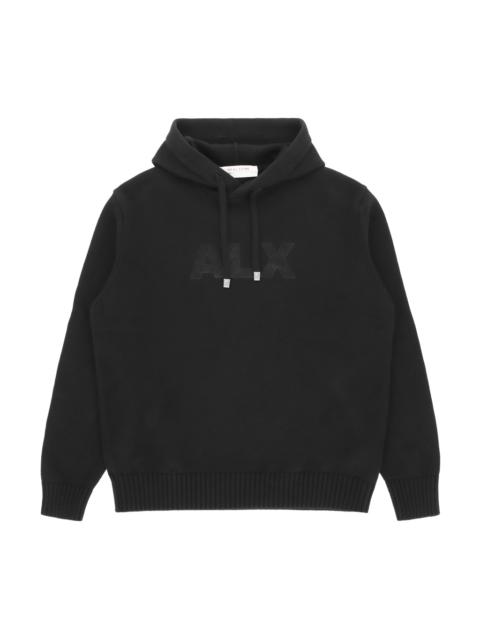 1017 ALYX 9SM LOGO KNIT HOODED SWEATER