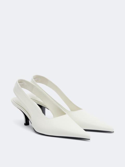 TOTEME Leather slingback pumps
